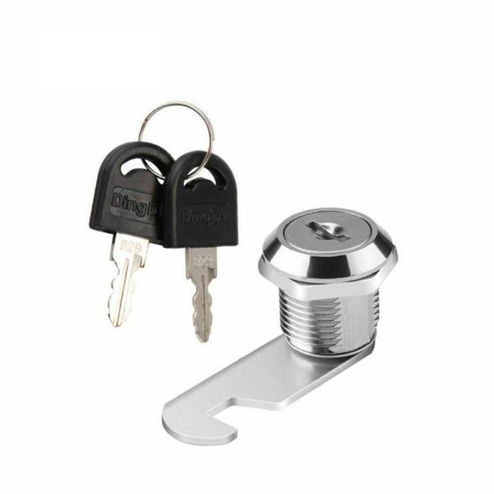 2Keys New LOCKER Cam Lock Door Cabinet Mailbox Drawer Cupboard 16mm 20mm or 
