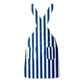 thumbnail image 5 of Bainana Kids Girls Sleeveless Striped Printed Overalls Dress With Pocket Casual Breathable Child Suspender Dress For Beach Vacation Size 10-11 Years Blue, 5 of 7