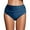 Dark Blue, variant on HOWPAY Bikini Bottoms Women High Waisted Stretchy Tummy Control Basic Swim Briefs Full Coverage Causal Solid Color Beach Pool Swimsuit Bottoms Dark Blue L