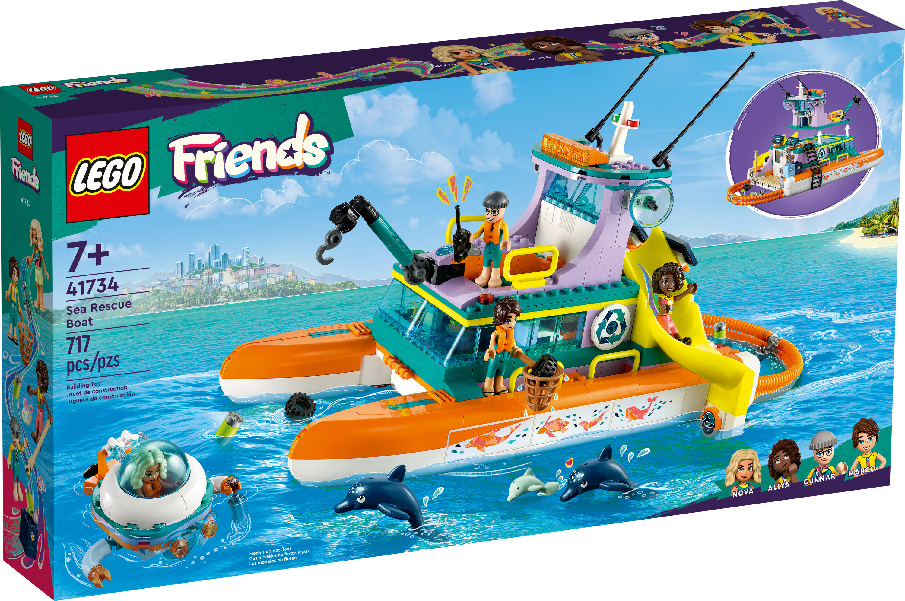 Lego friends rescue outlet mission boat walmart