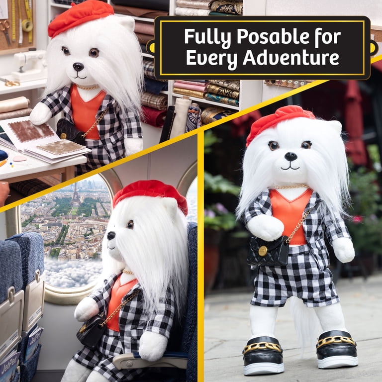 it-dogs スイートフラワーチュチュＳ Woof & Co 15-inch Fashion Doll – Lily The Poseable Plush Shih Tzu