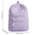 thumbnail image 3 of Fgnfyis Backpack for Kids Fresh Minimalist High Capacity Casual Daypack College Students Travel School Backpack Purple, 3 of 4