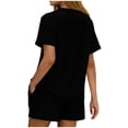 thumbnail image 3 of Wowcloth Women's Solid Color Short Sleeve Round Neck Top and Shorts Set, Casual Comfortable for Daily Wear and Travel, 3 of 5