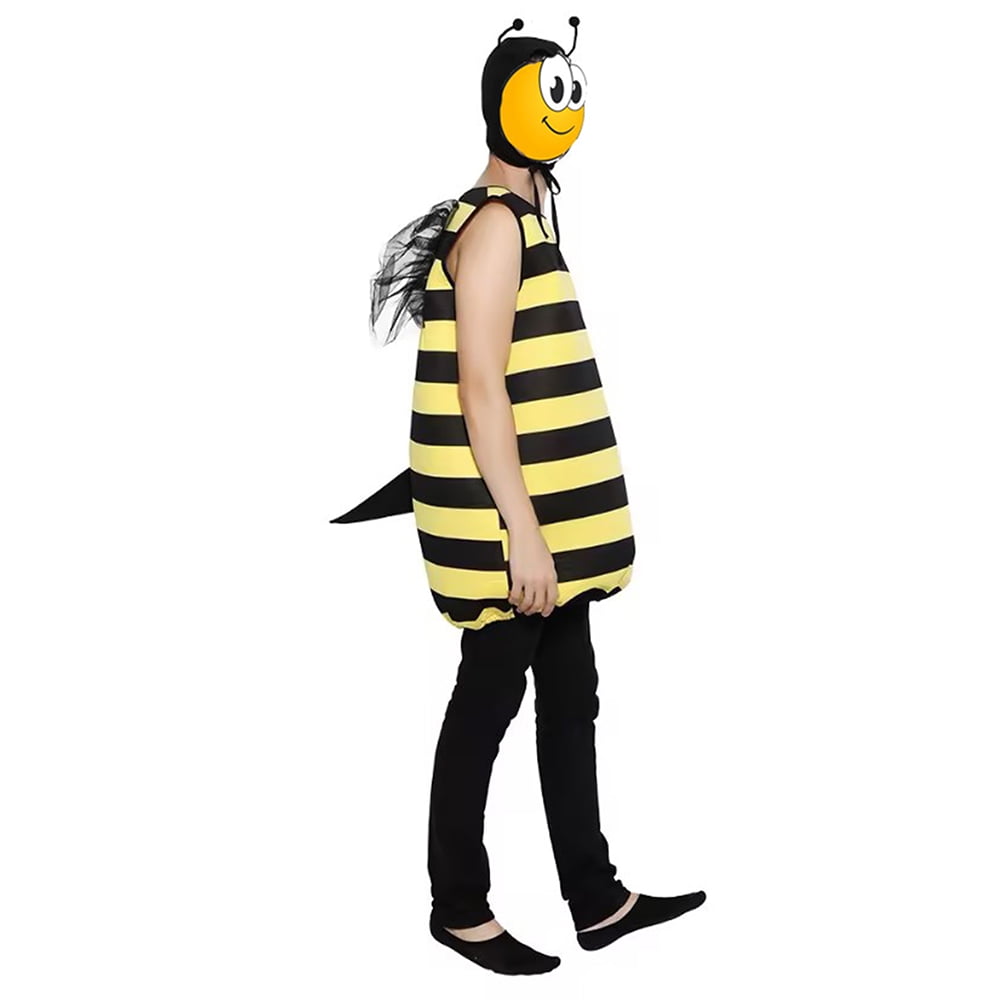 Adult Bumble Bee Costume Halloween Costumes for Men Women with Antenna