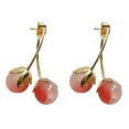 thumbnail image 6 of Faty-T Creative Funny Resin Tomato Stud Earrings for Women Novelty Fruit Dangle Drop Earrings Holiday Jewelry, 6 of 7