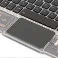 thumbnail image 2 of Bluetooth Keyboard Rechargeable Transparent Wireless Keyboard with 7 Colors Backlits for Mate Tablet Black, 2 of 4