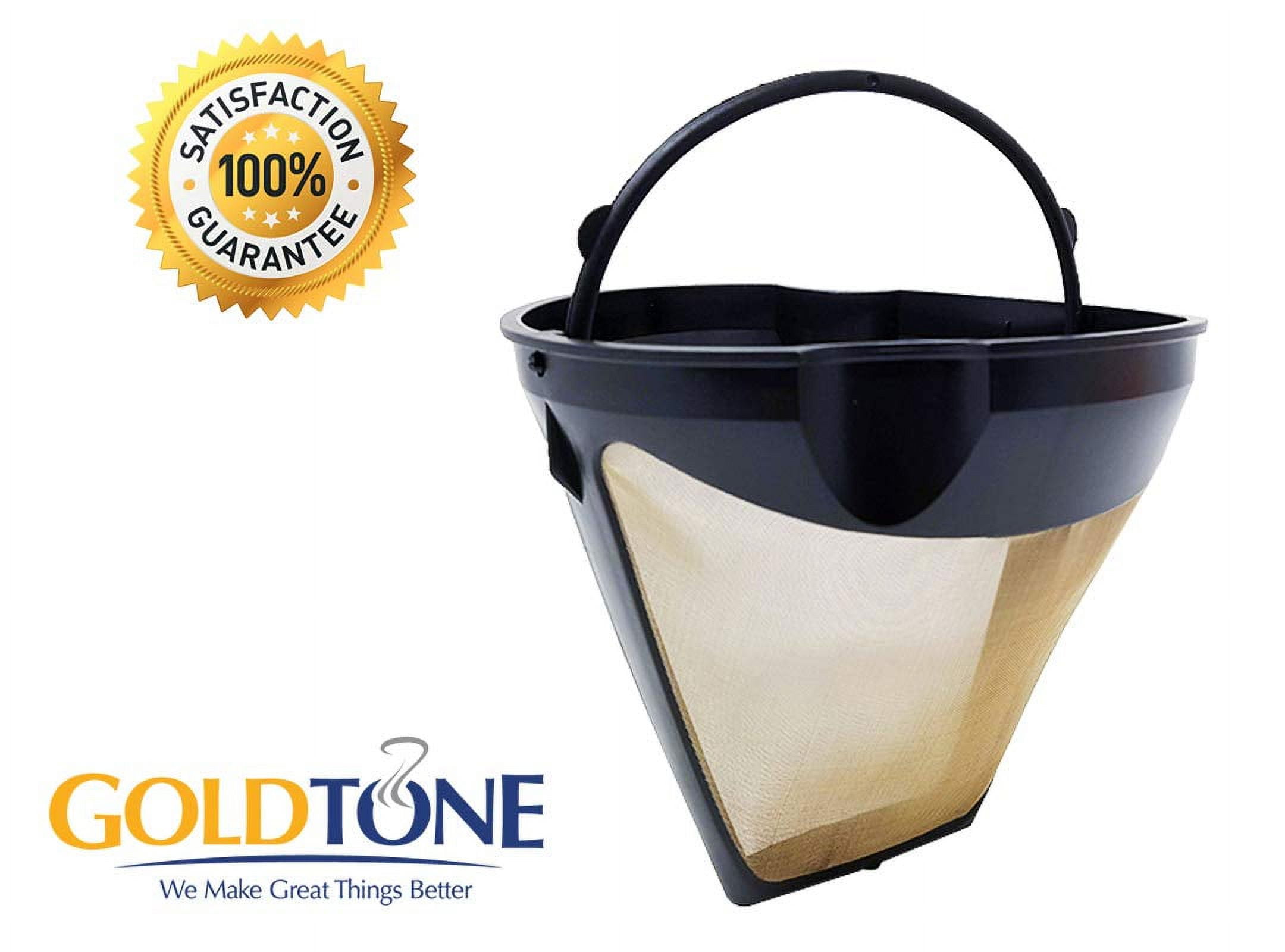 GoldTone Reusable #2, 4 Cup Cone Style Replacement Coffee Filter, Fits Black +Decker Coffee Makers and Brewers - Bed Bath & Beyond - 18044314