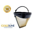 thumbnail image 2 of GOLDTONE Stainless Steel Cone Style Coffee Filter 8-12 Count, 2 of 6