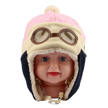 

JDEFEG Baby Book Boy Hats Crochet Warm Winter Boys Cap Hat Earflap Baby Care Baby Boy Items for Registry Baby Essentials Registry for Baby Polyester Pink