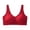 Red, variant on Seamless Underwire Full Cup Bra Comfortable Everyday Lift Daily Wear Hot Shelf Support Breathable T-Shirt Back Smooth Fit, L, Red