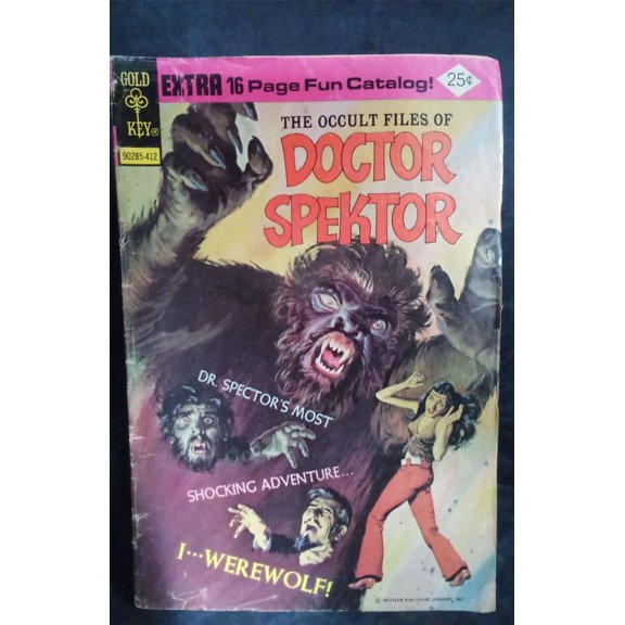 Pre-Owned The Occult Files Of Dr. Spektor #11 1974 Gold Key Comics Comic Book