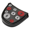 thumbnail image 4 of Mallet Pu Cover He Shaft Cierre Golf Headcover Impermeable Head Cover Accesorios Golfista para Mujeres , negro shamjiam cubierta de putter de mazo de golf, 4 of 9