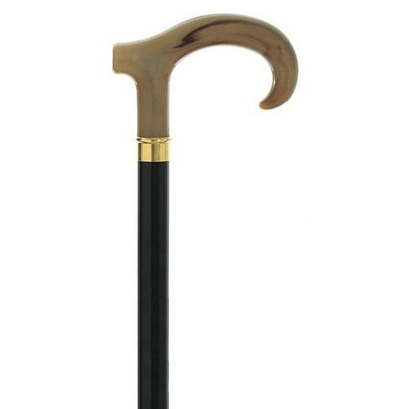 Extra Tall walking Cane with Derby resin handle and hardwood shaft 42"