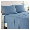 thumbnail image 2 of Full XL Bed Sheet Set - Wrinkle, Fade, Stain Resistant, Deep Pocket Sheets - Luxury Soft Bedding Sheets & Pillowcases, Full XL Blue Heaven, 2 of 2