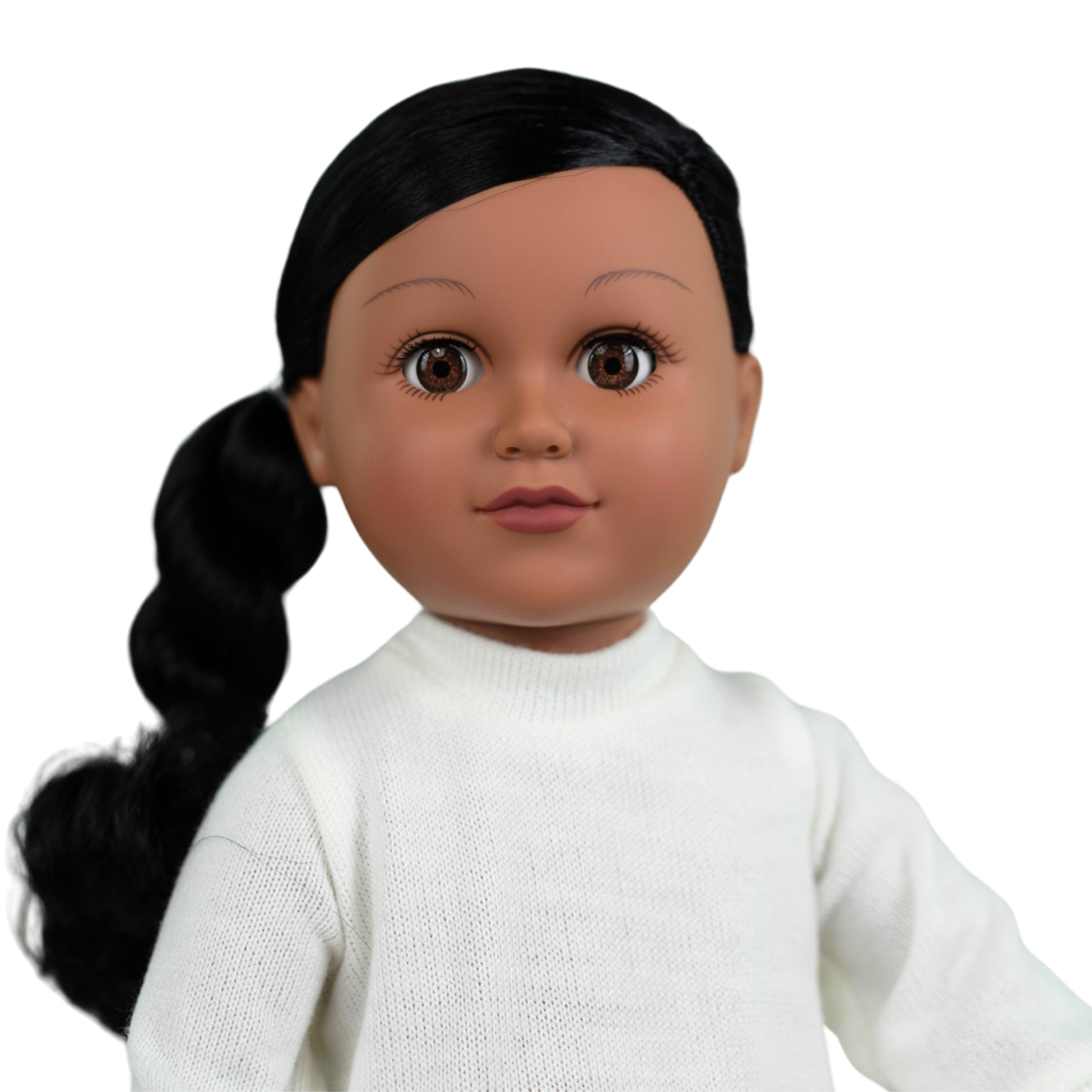 My Life As Chanda Posable 18-inch Doll, Dark Brown Hair, Brown Eyes