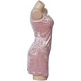 thumbnail image 4 of Women's Pink Crushed Velvet Dress, 4 of 7