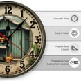 thumbnail image 3 of Chickens Farm Garden Wall Clock 10 Inch Silent Non Ticking Round Clock Decoration for Living Room Kitchen Bedroom Bathroom Office Classroom, 3 of 8