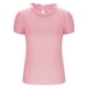 thumbnail image 5 of Tops occidentales para mujer,Blusa informal de manga corta para mujer, cuello redondo, botones, poliéster, color liso, ideal para uso diario y en casa, sopatenor, 5 of 8