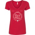 thumbnail image 3 of Inktastic Blessed to Be a Mimi Grandma Women's V-Neck T-Shirt, 3 of 5