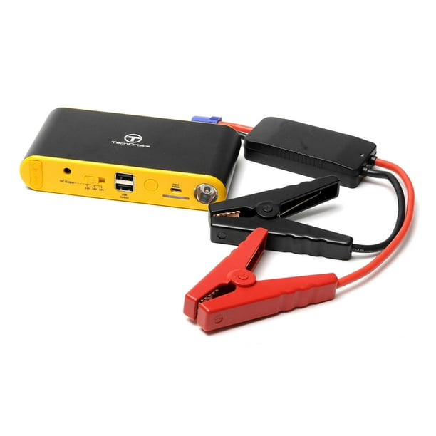 TechOrbits Compact Car Jump Starter and Portable Charger Power Bank