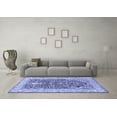 thumbnail image 3 of Ahgly Company Machine Washable Indoor Rectangle Persian Blue Traditional Area Rugs, 8' x 10', 3 of 4