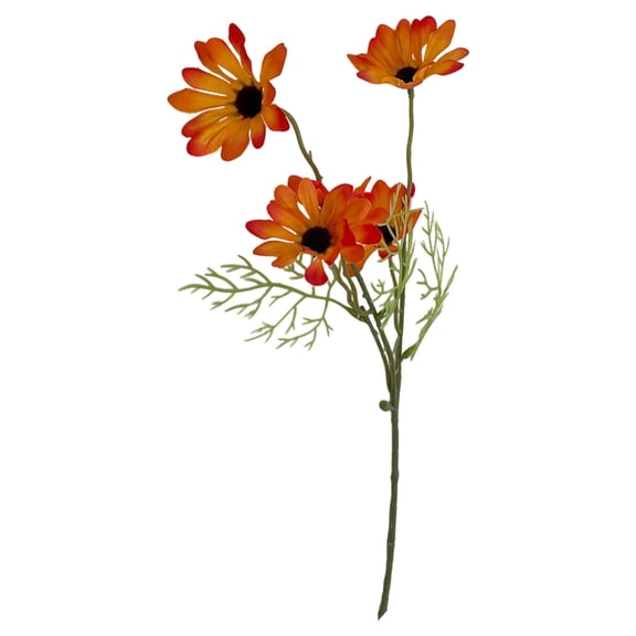 Artificial Flowers, Artificial Daisy Flowers, UV Resistant Outdoor Fake Wildflowers with Stems, Faux Greenery Shrubs Plants Arrangements for Home Garden Vase Decor, 1 Pcs, 21.25 Inches