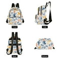 thumbnail image 4 of FORMRS Mini Backpack Purse for Women Quilted Travel Daypack Casual Shoulder Bag, Tropical Jungle Vibes, 4 of 7