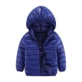 thumbnail image 2 of Blekii Kids Lightweight Hooded Puffer Coat, Kids Lightweight Hooded Puffer Coat, down Like Padding Winter Jacket for Boys Girls 4-14 Years, Windproof Outerwear down Like Winter Jacket Winter, 2 of 9