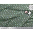thumbnail image 3 of Soimoi Green Georgette Viscose Fabric Brush Stroke Abstract Print Fabric by Yard 42 Inch Wide, 3 of 3