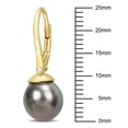thumbnail image 2 of Everly Women's Cultured Pearl Yellow Gold Plated Earrings, 2 of 4