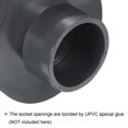 thumbnail image 5 of Uxcell Reducer Pipe Fitting SCH80 Straight Coupling, Grey 4"x2" 1, 5 of 5