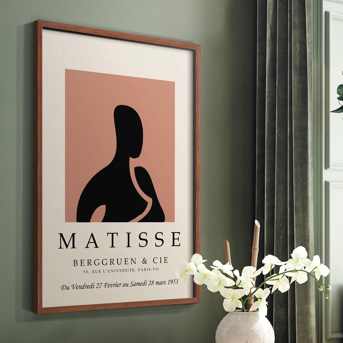 Matisse XLIII Framed Print - Solid Wood