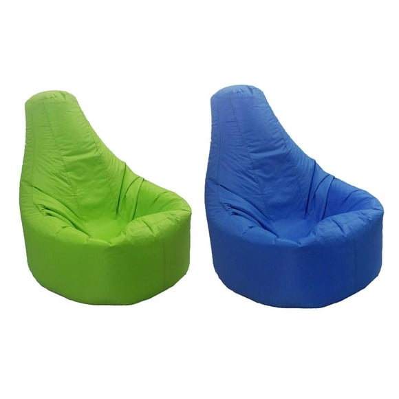 GUOOL 2Pcs Large Bean Bag Gamer Recliner Outdoor And Indoor Adult Gaming Beanbag Garden Seat Chair Cover(Filling Not Include)