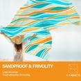 thumbnail image 4 of Manta de playa extragrande Famstar, 198 x 206 cm, impermeable, 0,35 kg, 4 of 7