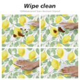 thumbnail image 6 of YFYANG Round Fitted Table Cloth, Waterproof Fruit Lemon Art Pattern Polyester Table Cover, Indoor Outdoor Decorative Tablecloths with Elastic Edge, 6 of 7