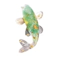 thumbnail image 3 of Figura de pez, Feng Shui, Colección Adorno de pez dorado de la suerte, Escultura, Pez pequeño Verde, 3 of 9