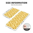 thumbnail image 2 of Sikiie Yellow White Striped Sunflower Kitchen Mat 2 PCS Cushioned Kitchen Rug, Waterproof Non-Slip Kitchen Mats for Kitchen, Floor Home, Sink, Laundry, 2 of 6