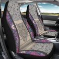 thumbnail image 4 of XYZCANDO 2 Piece Car Seat Covers for car Front Seats Car Front Seat Covers Breathable Stretchy, SUV Sedan Van Car Seat Covers Front Seats, Owl, 4 of 10