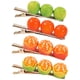 thumbnail image 1 of 4 pinzas para el pelo con forma de fruta, bonitas horquillas naranjas, accesorios para el pelo de frutas para cumpleaños, cosplay., 1 of 5