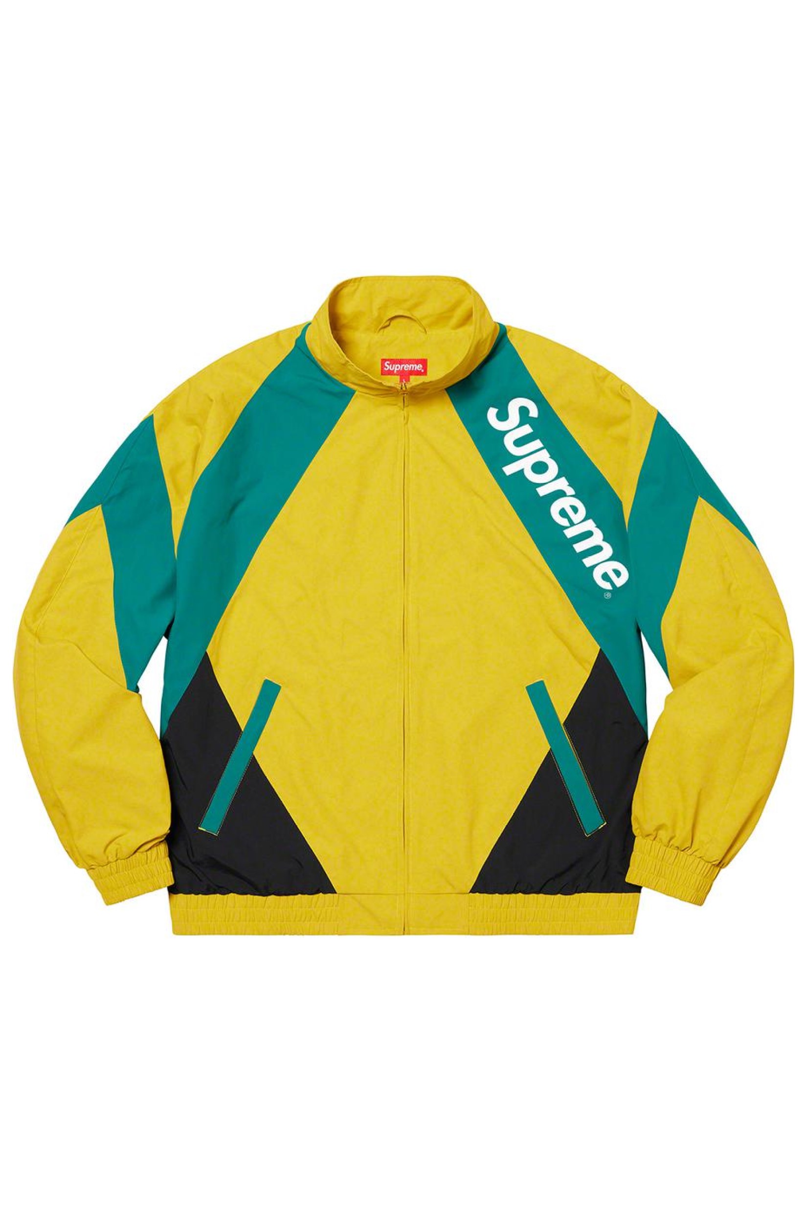 supreme paneled track jacket