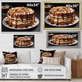 thumbnail image 4 of Designart "Delicious Banana Cake II" Food & Beverage Floater Framed Wall Art Living Room, 4 of 7