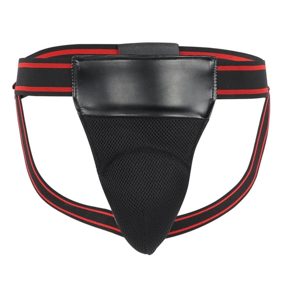 Boxing Groin Protector, Useful Groin Protector, High Elastic PU Artificial Leather Practical For  Important Areas Athlete  The Groin Men