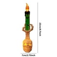 thumbnail image 3 of 2025 New Skull Candle Holder for Halloween Decoration Resin Gothic Skeleton Head Candlestick for Pillar Candle, Retro Spooky Desktop Tealight Cup for Christmas Home Office Party, 3 of 4