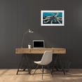 thumbnail image 3 of Vitaletti, Carolee 24x16 White Modern Wood Framed Museum Art Print Titled - Wild Octopus II, 3 of 4