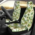 thumbnail image 3 of Fotbe Green Hawaii Palms Pattern Automotive Seat Covers for Cars Trucks and SUVs – Car Seat Covers for Front Seats,Protective Seat Covers,Vehicle Seat Covers, Set of 2, 3 of 9