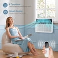 thumbnail image 3 of FREE VILLAGE 12,000 BTU U-Shaped Window Air Conditioner Unit Cools up to 550 Sq.Ft.with 6 Modes 24H Timer,Ultra Quiet Window AC Units with Full Window View,Energy Saving,Easy to Install,Black, 3 of 7