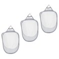 thumbnail image 2 of Foldable Laundry Hamper Storage Basket Daily Use Grey 40.00X34.00X17.00CM Polyester Iron Large Capacity 3Pcs, 2 of 5