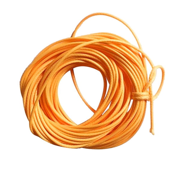 Cordón Encerado de 1,5 Mm, de material cuero de Imitación para Manualidades, Bricolaje, , Fabricación de Joyas, 22 Colores naranja