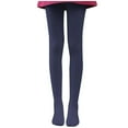 thumbnail image 4 of Sakmal Fleece Lined Tights for Women Dance Navy Plus Size Pantyhose Winter Womens Tight, 4 of 4