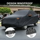 thumbnail image 4 of Funda de coche Unique Bargains 210D-PU Oxford, impermeable y a prueba de viento, protección solar con cremallera, negra para Mazda CX-5, 4 of 8